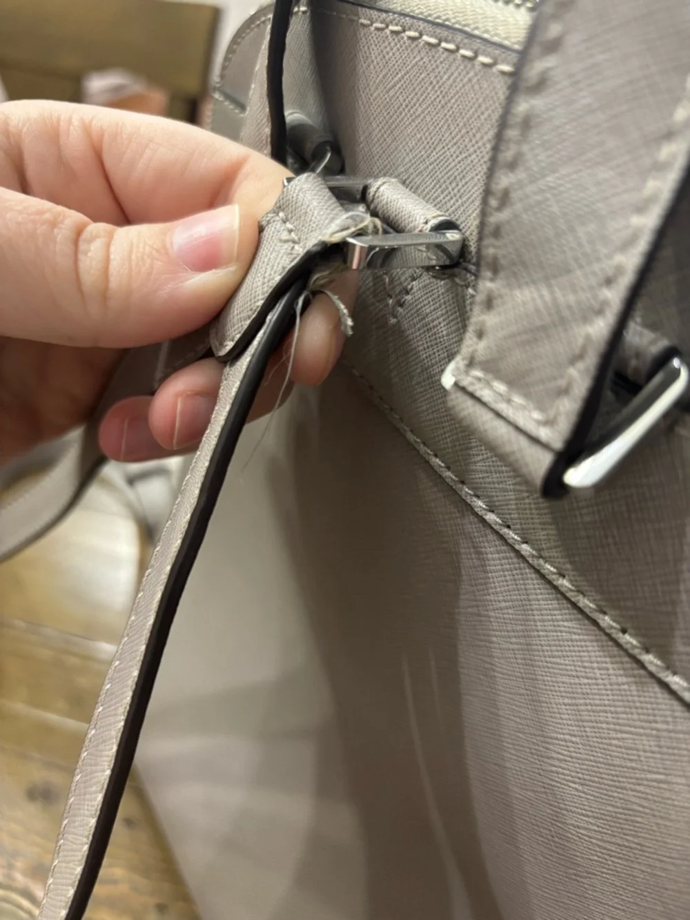 Michael Kors Emmy Large Saffiano Leather Backpack
